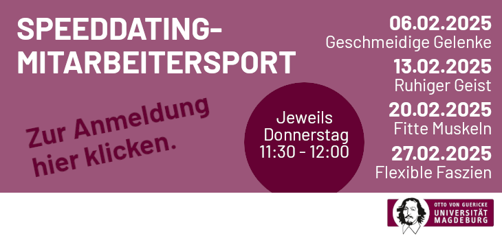 Speeddating Mitarbeitersport